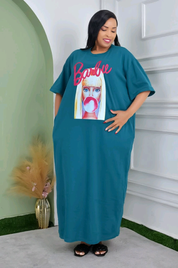 Purple Oversized Barbie T-Shirt Dress thumbnail 7
