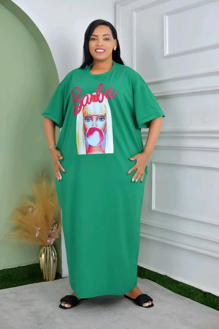Purple Oversized Barbie T-Shirt Dress thumbnail 8
