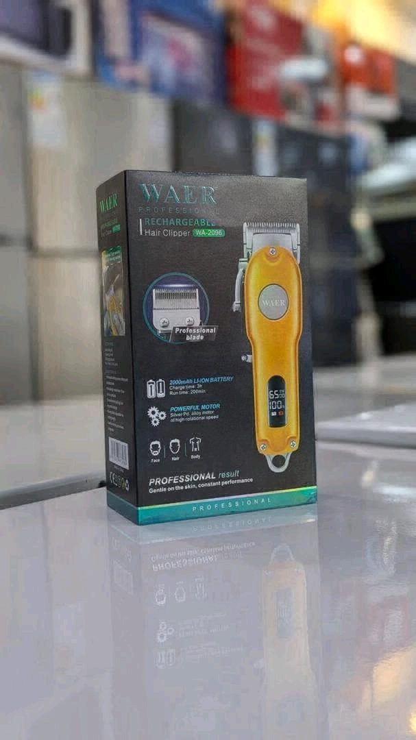 WAER Professional Rechargeable Hair Clipper WA-2096
