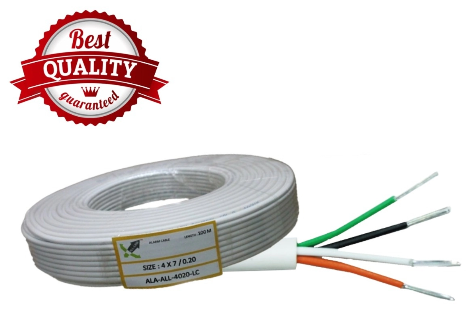 4-Core Alarm Cable 100m Roll