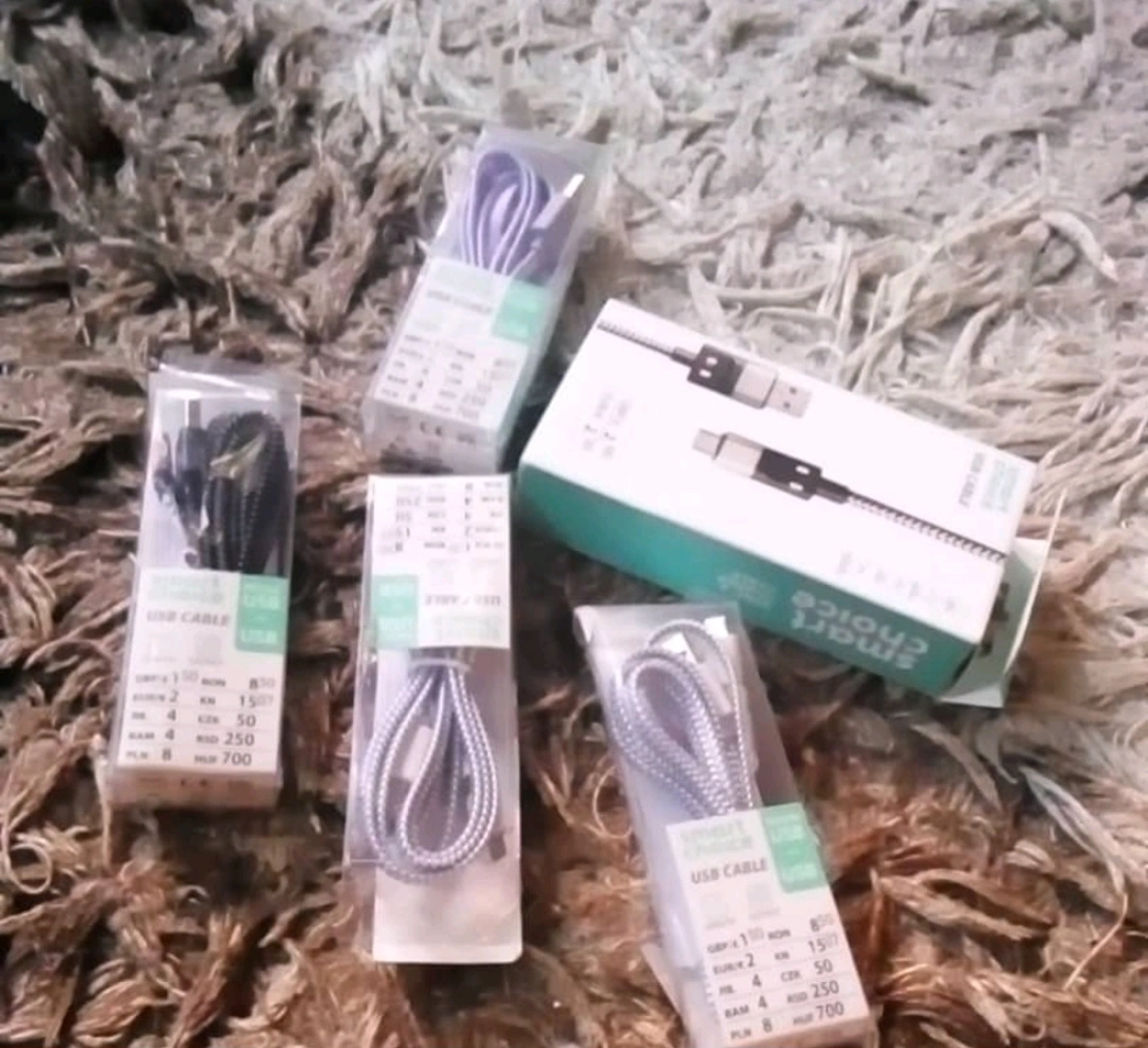 SMART CHOICE USB Charging Cables (4 Pack)