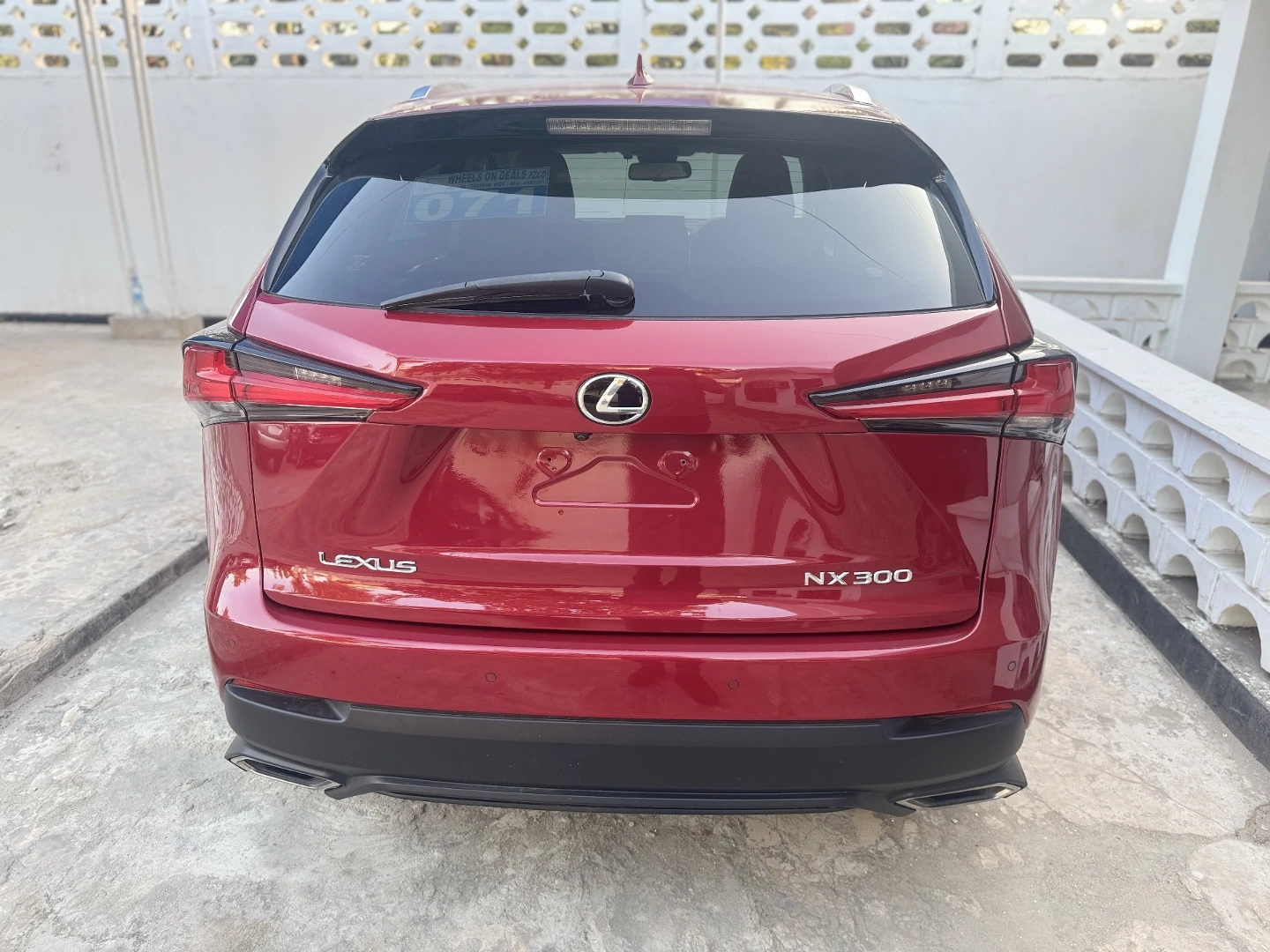 Shiny Red Lexus NX SUV 2018 Low Mileage thumbnail 2