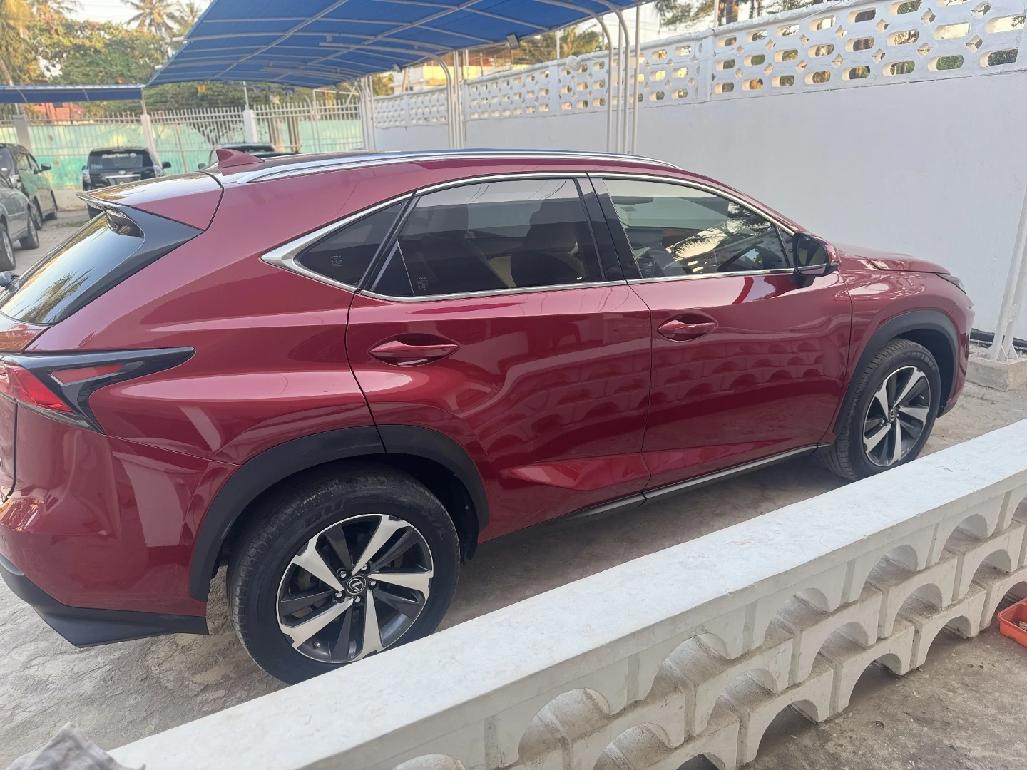 Shiny Red Lexus NX SUV 2018 Low Mileage thumbnail 3