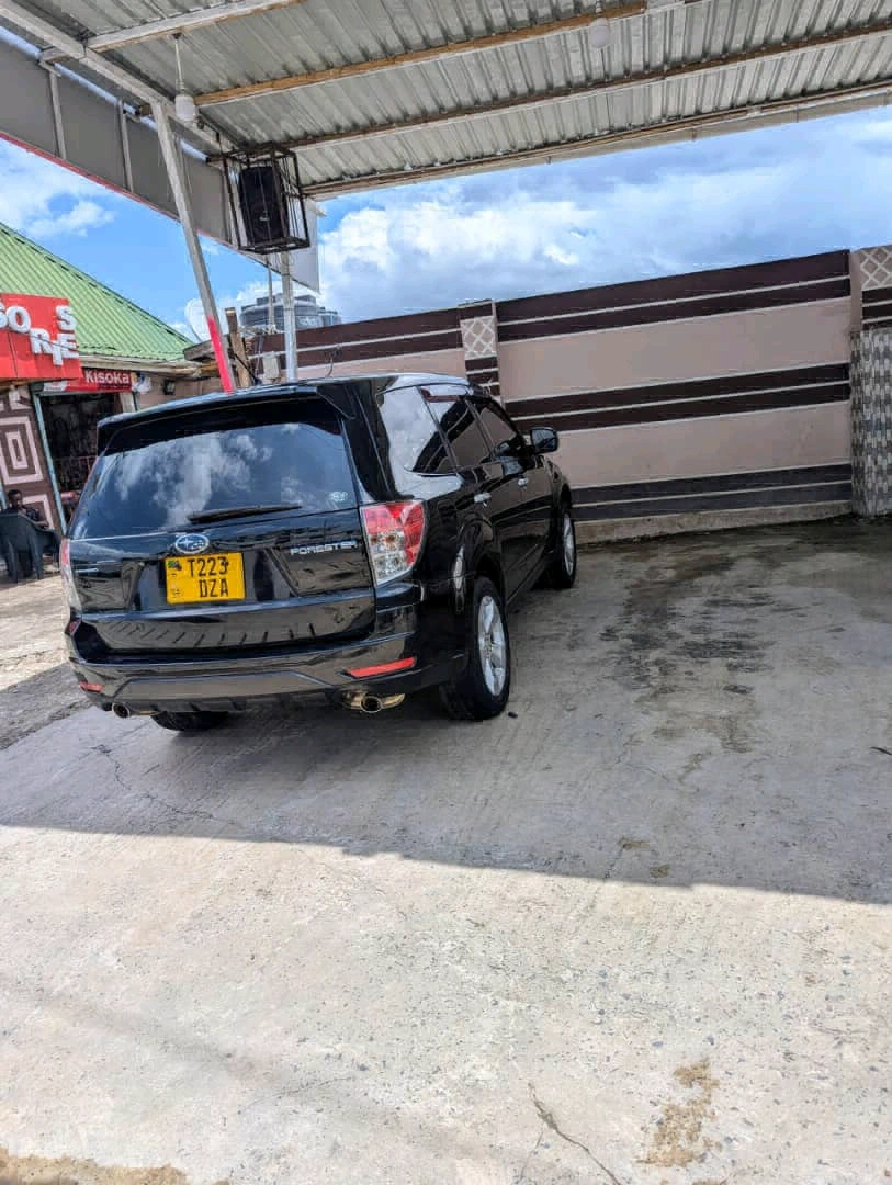 Black Subaru Forester 2009, Reg No. DZA