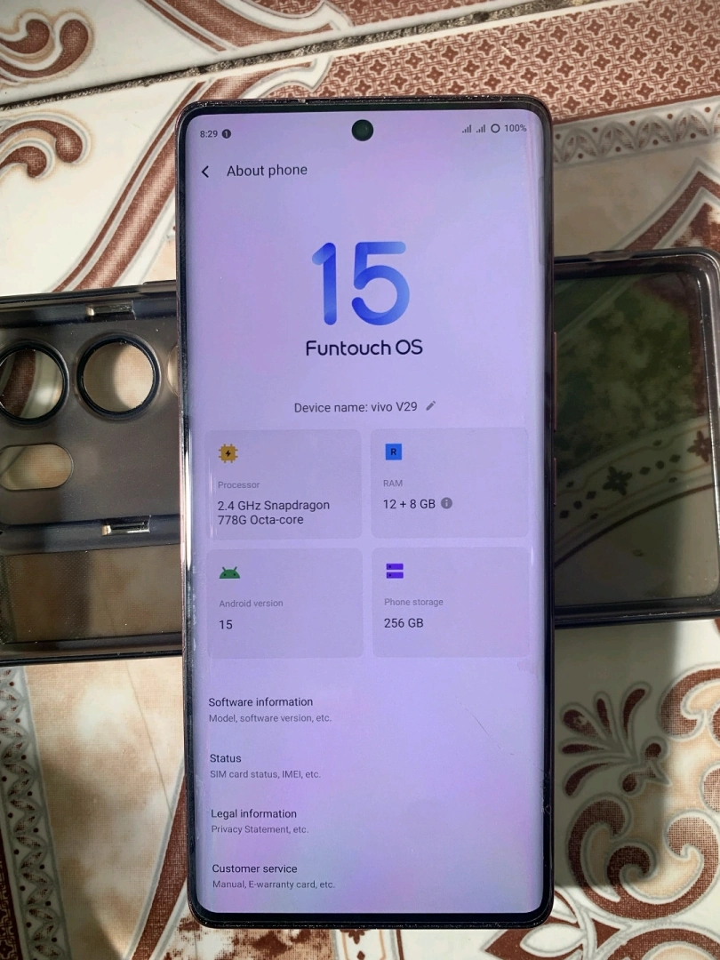 Vivo V29 Smartphone 12GB RAM 256GB Storage