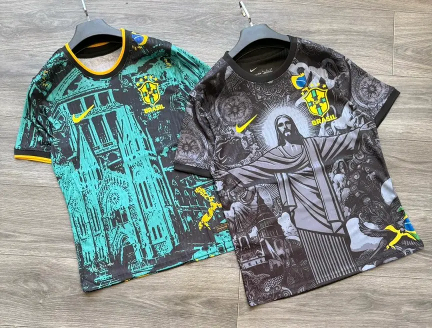 Brazil Vintage Football Jerseys (2 Pcs)