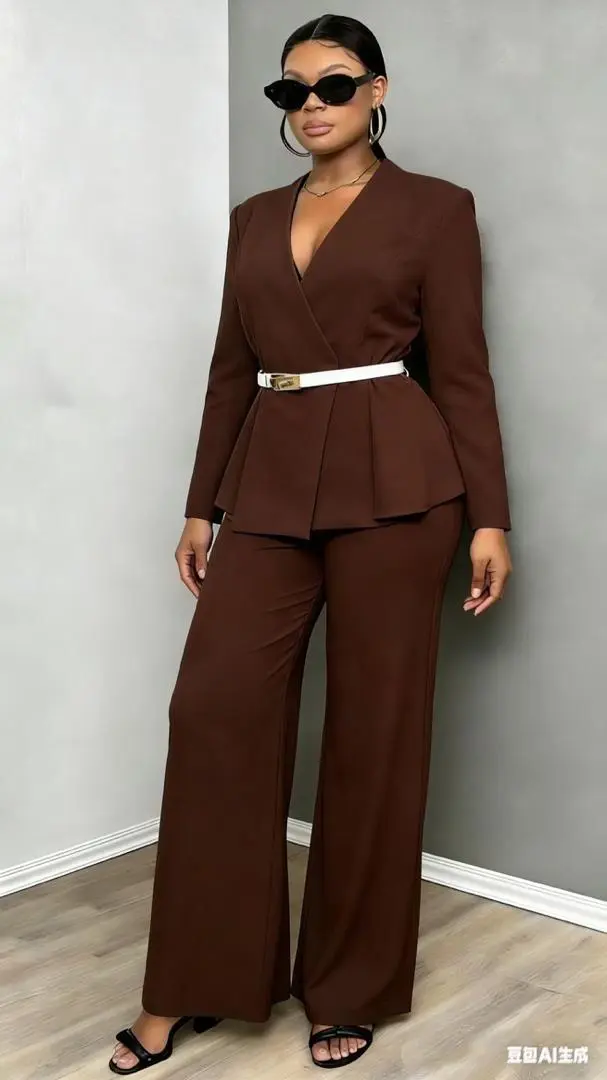 Women's 2-Piece Pant Suits (Blazer & Trousers) thumbnail 6