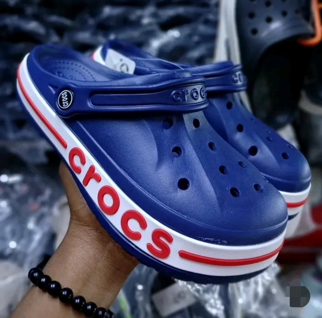 Grey Crocs-style Clogs/Sandals thumbnail 2