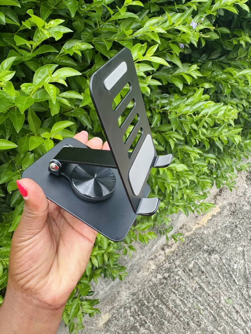 Black 360 Rotating Silicone Phone Stand thumbnail 3