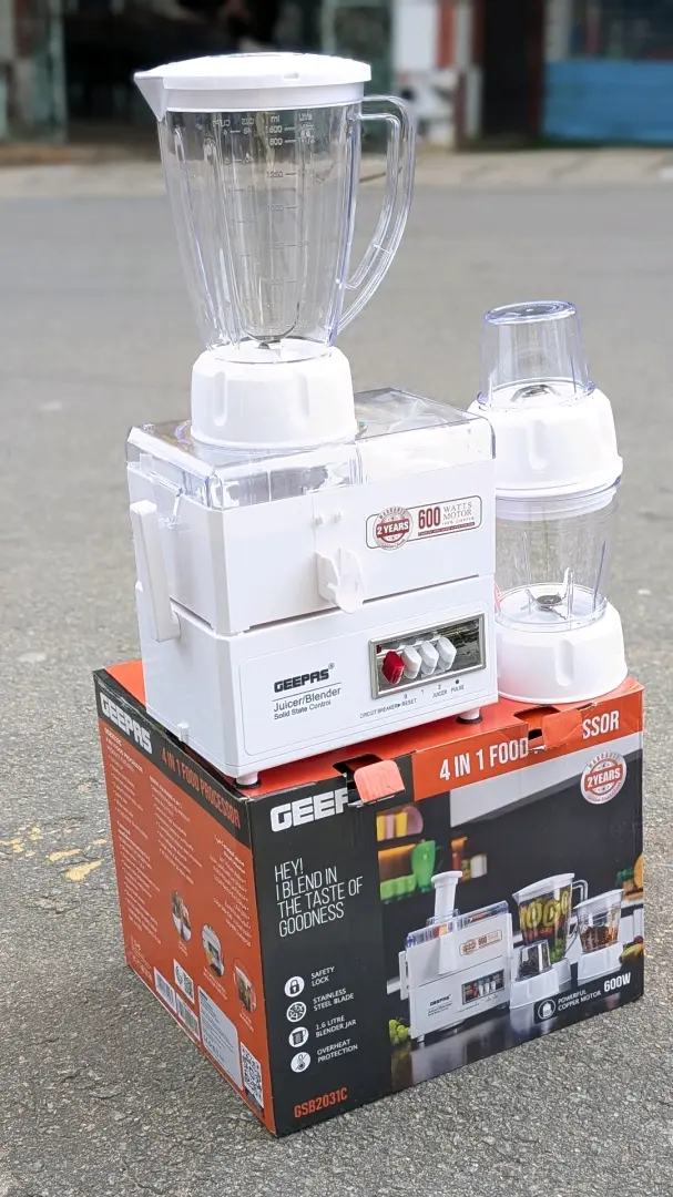 Geepas 4-in-1 Blender & Food Processor thumbnail 2