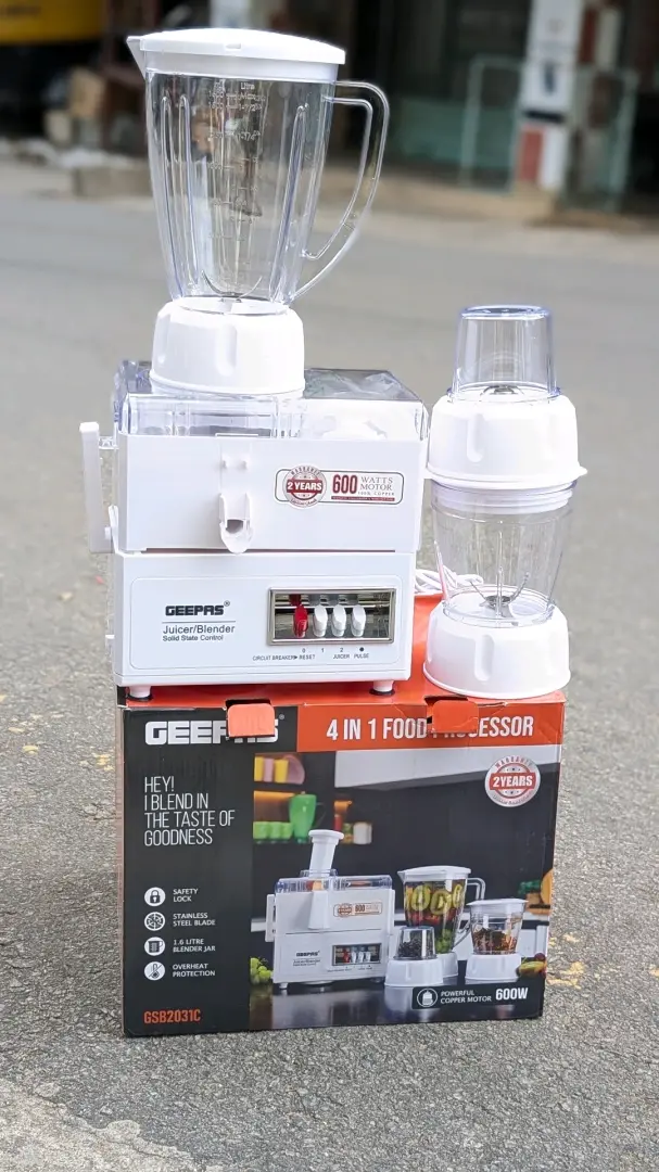 Geepas 4-in-1 Blender & Food Processor thumbnail 3