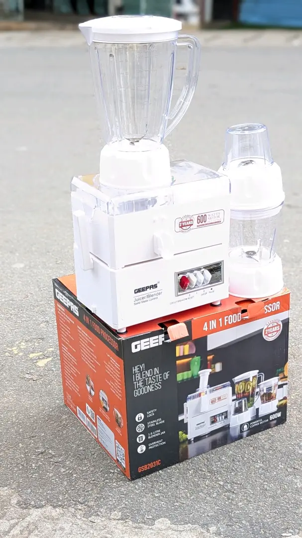 Geepas 4-in-1 Blender & Food Processor thumbnail 4
