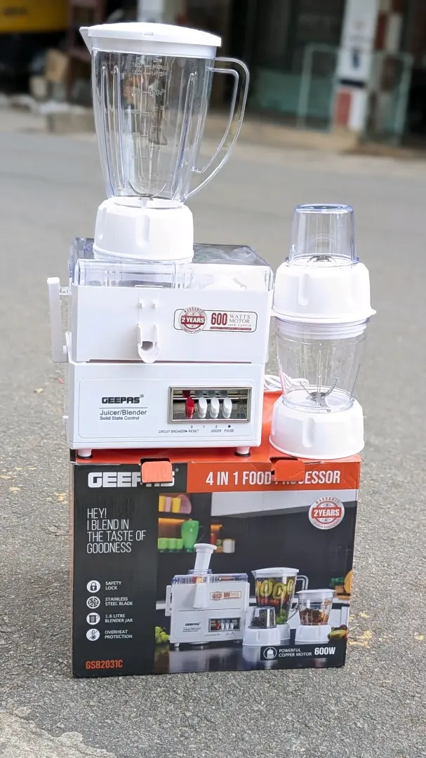 Geepas 4-in-1 Blender & Food Processor thumbnail 5