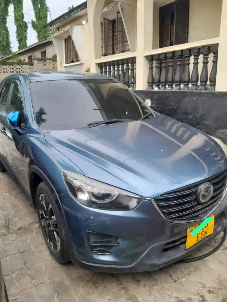 Blue Mazda CX-5 SUV 2015 Diesel