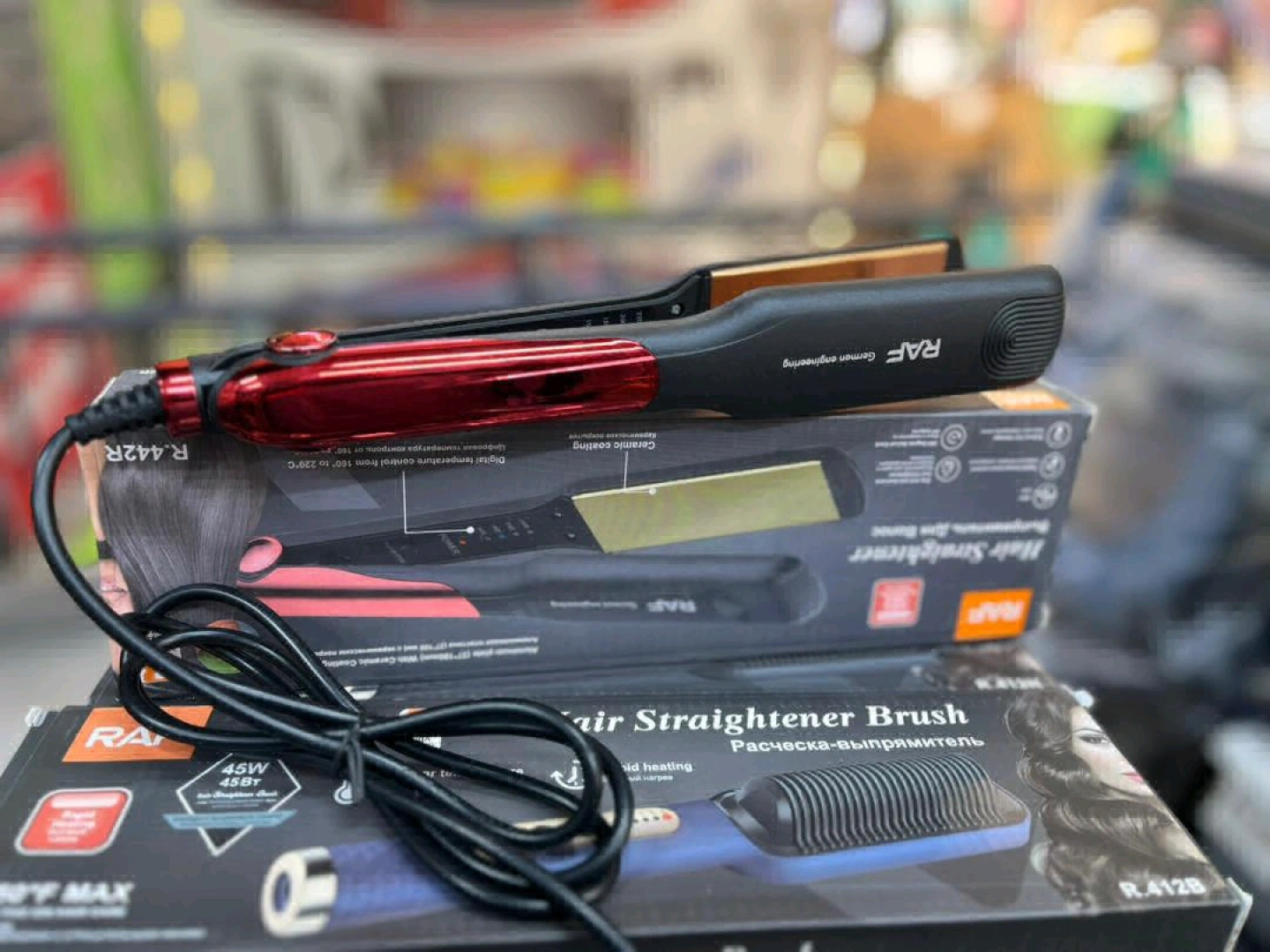 RAF R.442R Hair Straightener Ceramic Plates