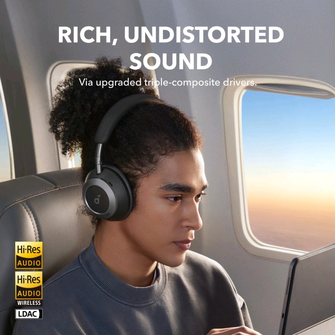 Anker Soundcore Space One Pro Wireless Noise-Canceling Headphones thumbnail 4