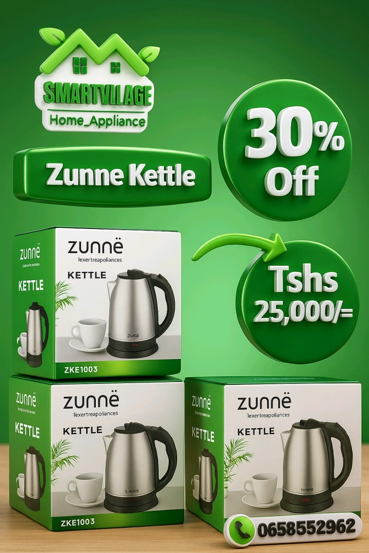 Zunne Electric Kettles ZKE1003 - 30% Off Offer