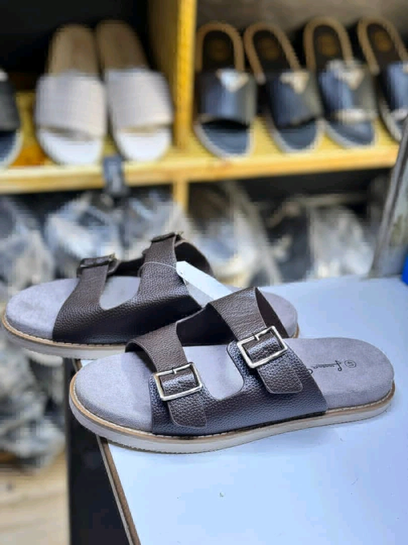 Black Clarkss Woven Slides Sandals thumbnail 6