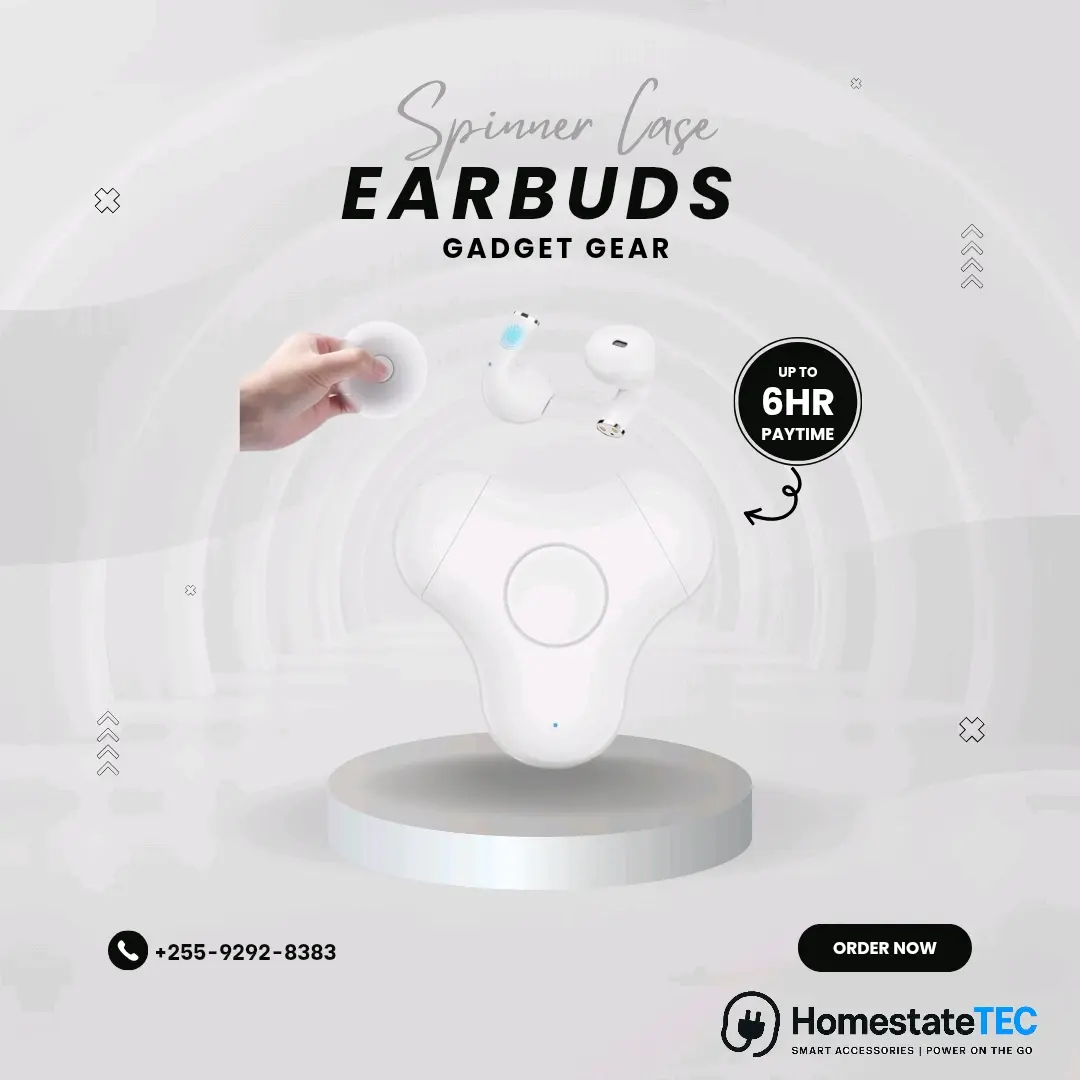 Wireless Earbuds with Fidget Spinner Charging Case