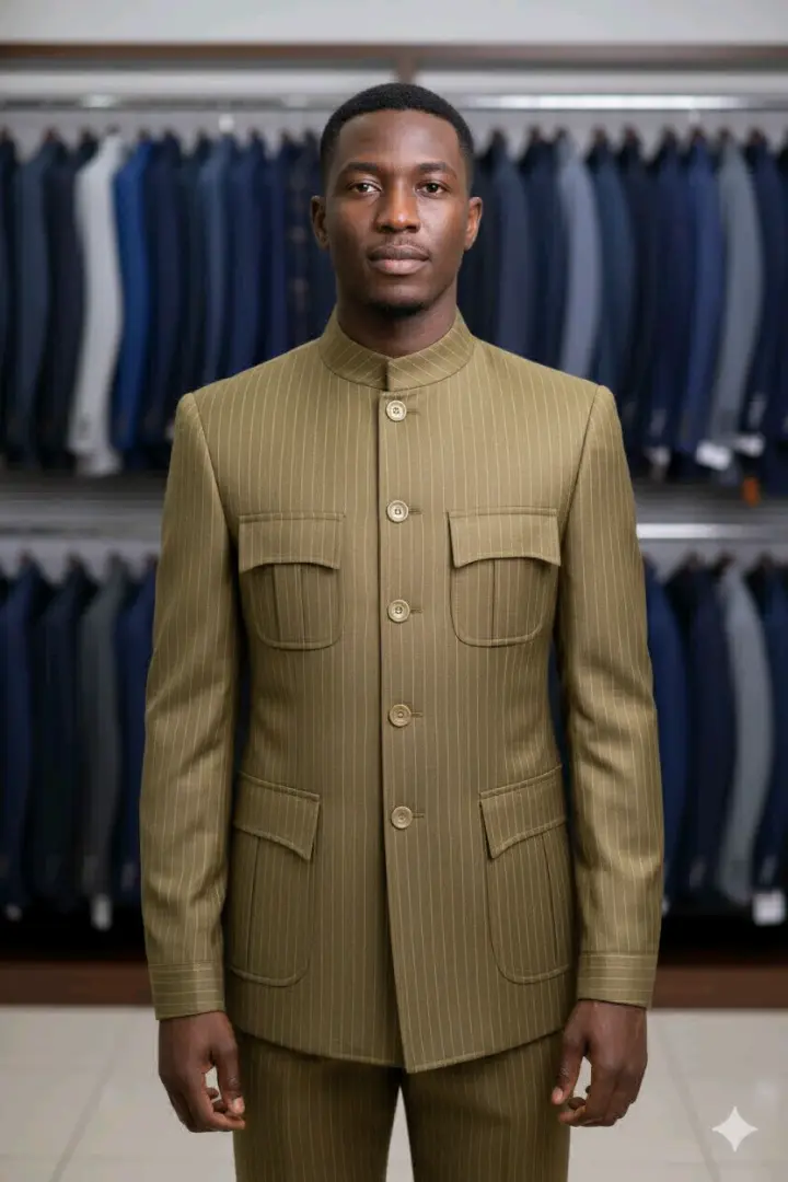 Pinstripe Suit with Ramadhan Discount