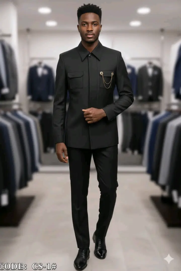 Pinstripe Suit with Ramadhan Discount thumbnail 3