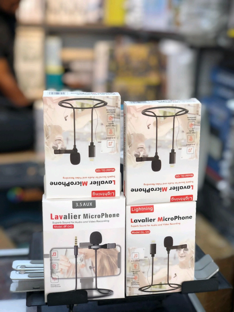 Wired Lavalier Microphones (GL-120 & GL-043) for Vlogging