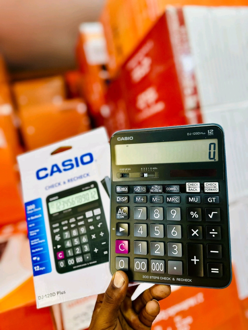 Casio DJ-120D Plus Desktop Calculator (12-Digit)