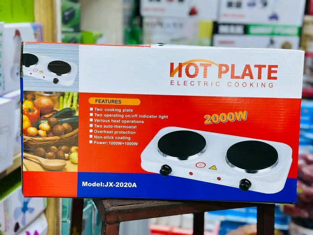Jiko la Umeme Plat 2 (Double Burner)