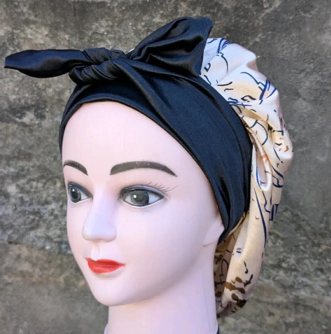 Silk Hair Bonnets (Kofia za Silk) thumbnail 3