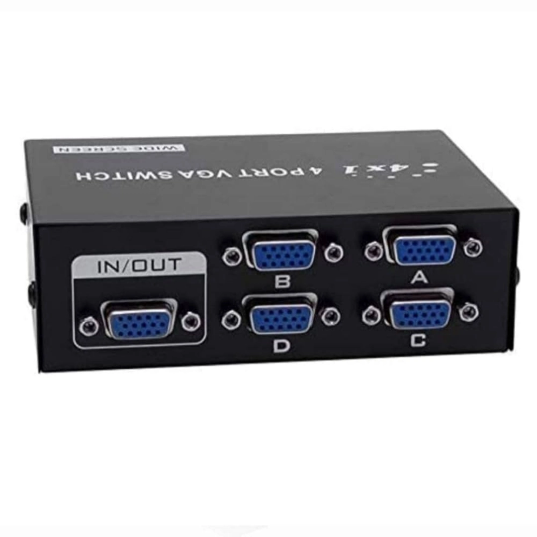 4 Port VGA Switch/Splitter