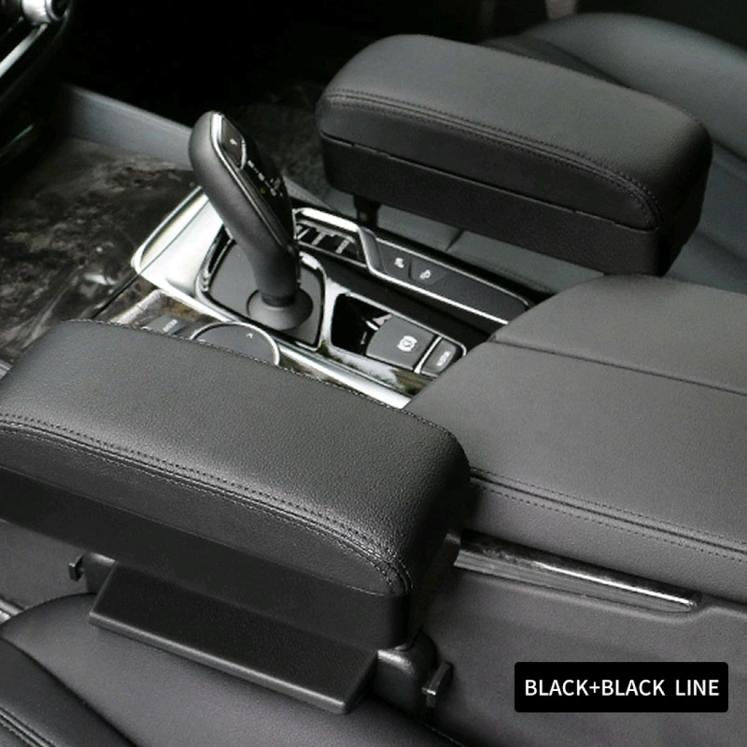 Universal Black Car Armrest Extender with Storage Box thumbnail 4