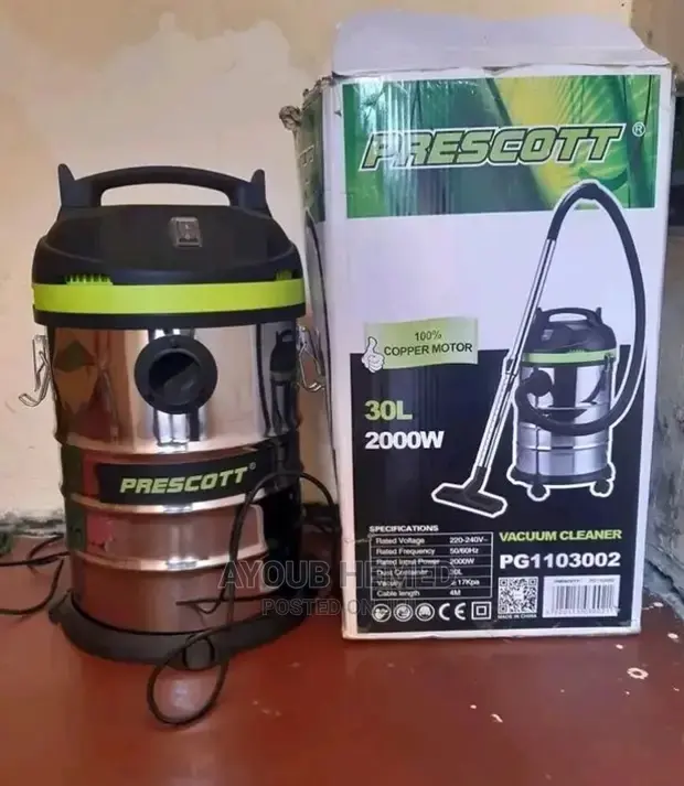 Prescott Industrial Vacuum Cleaner 30L 2000W