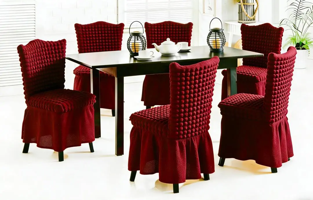 Quality Dining Table Seat Covers (Set of 6) thumbnail 4