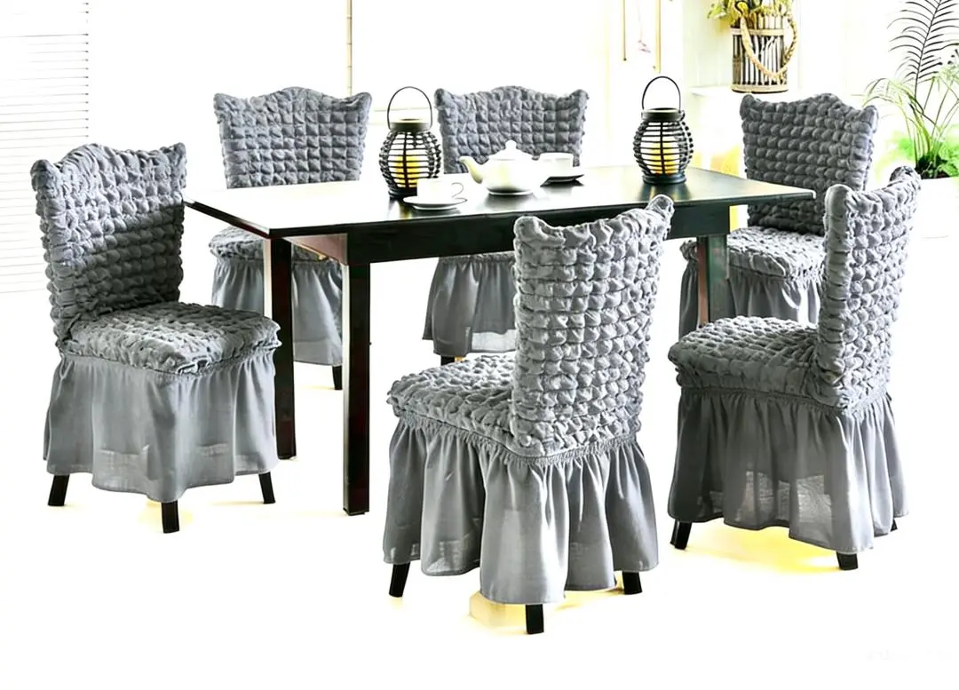 Quality Dining Table Seat Covers (Set of 6) thumbnail 6