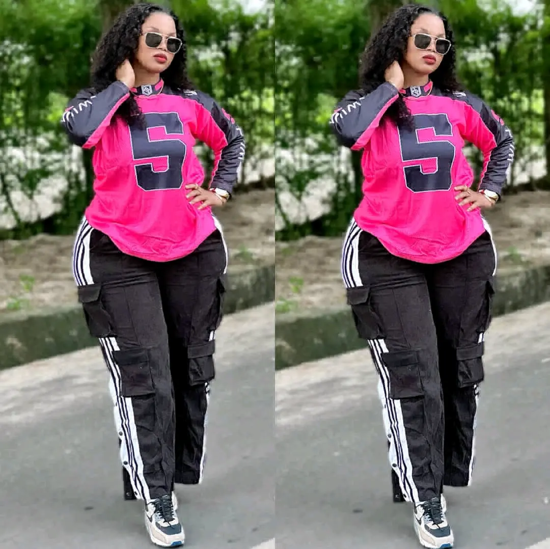 Two-Piece Tracksuit (Brown/White) - Size M/XL thumbnail 8