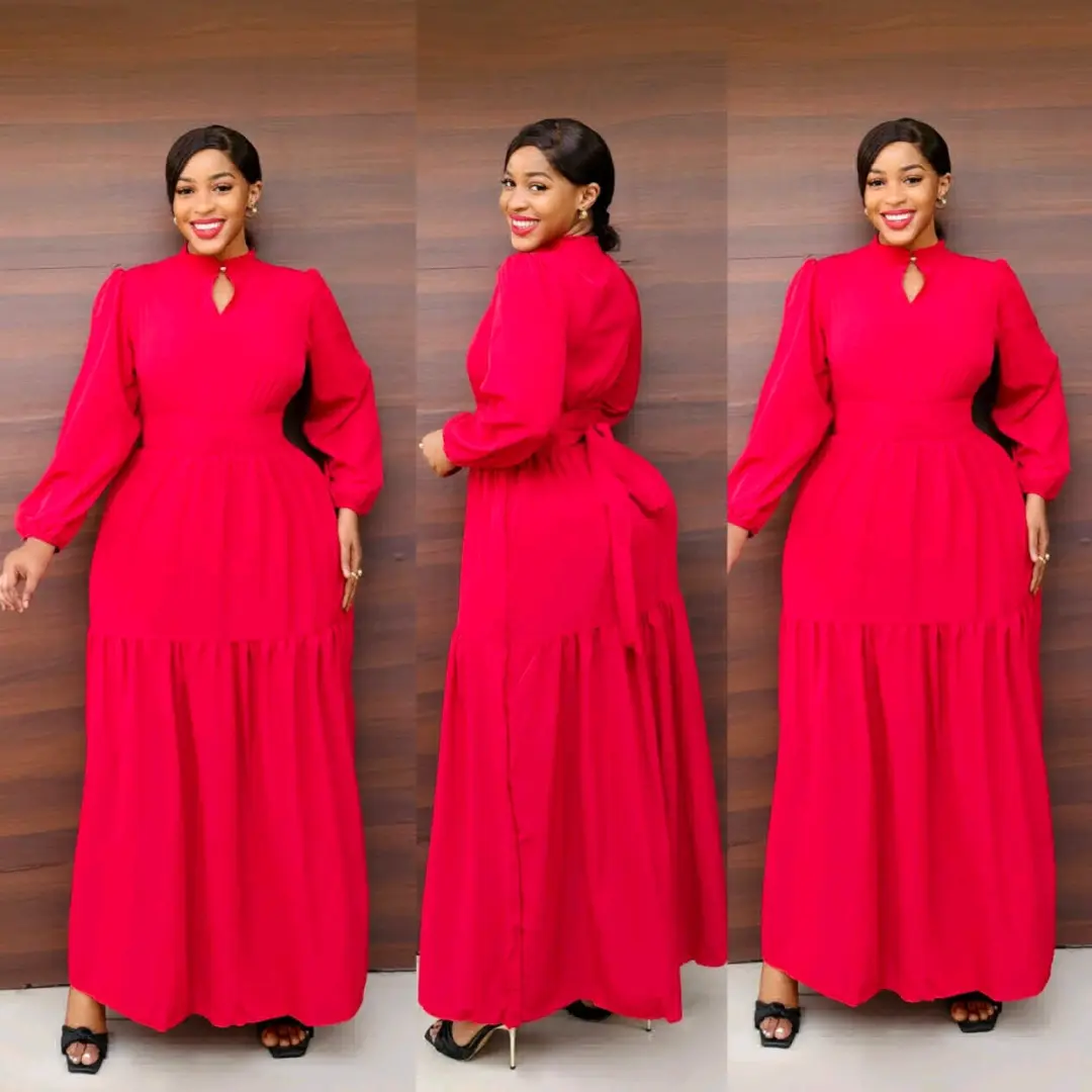 Red Maxi Dress for Church/Outings