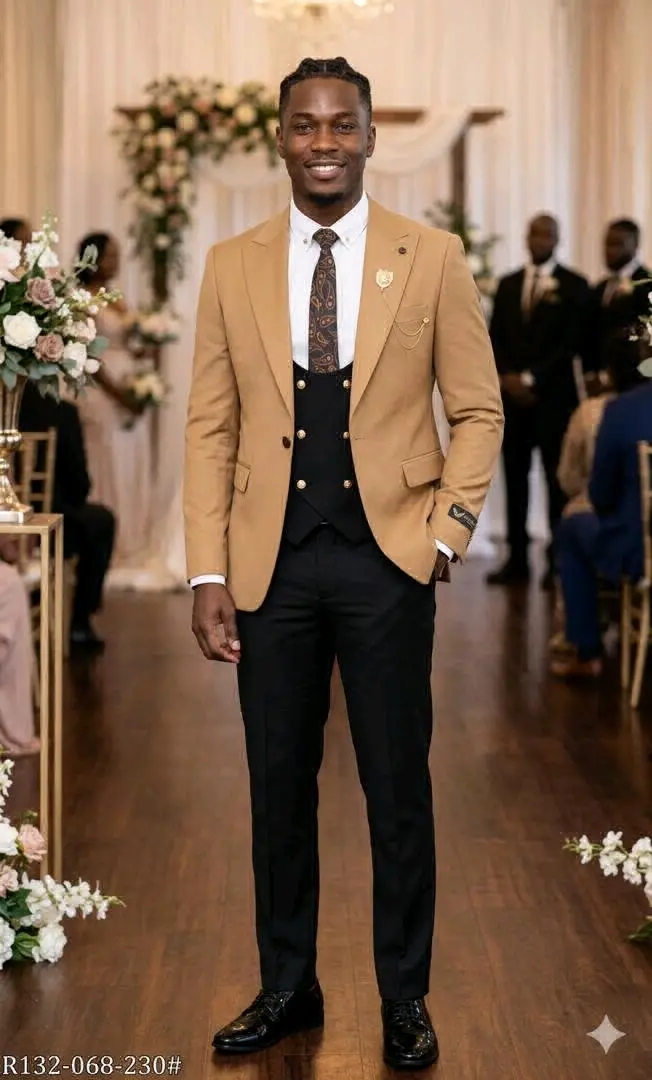 Ricardo Men's Three-Piece Suits thumbnail 4