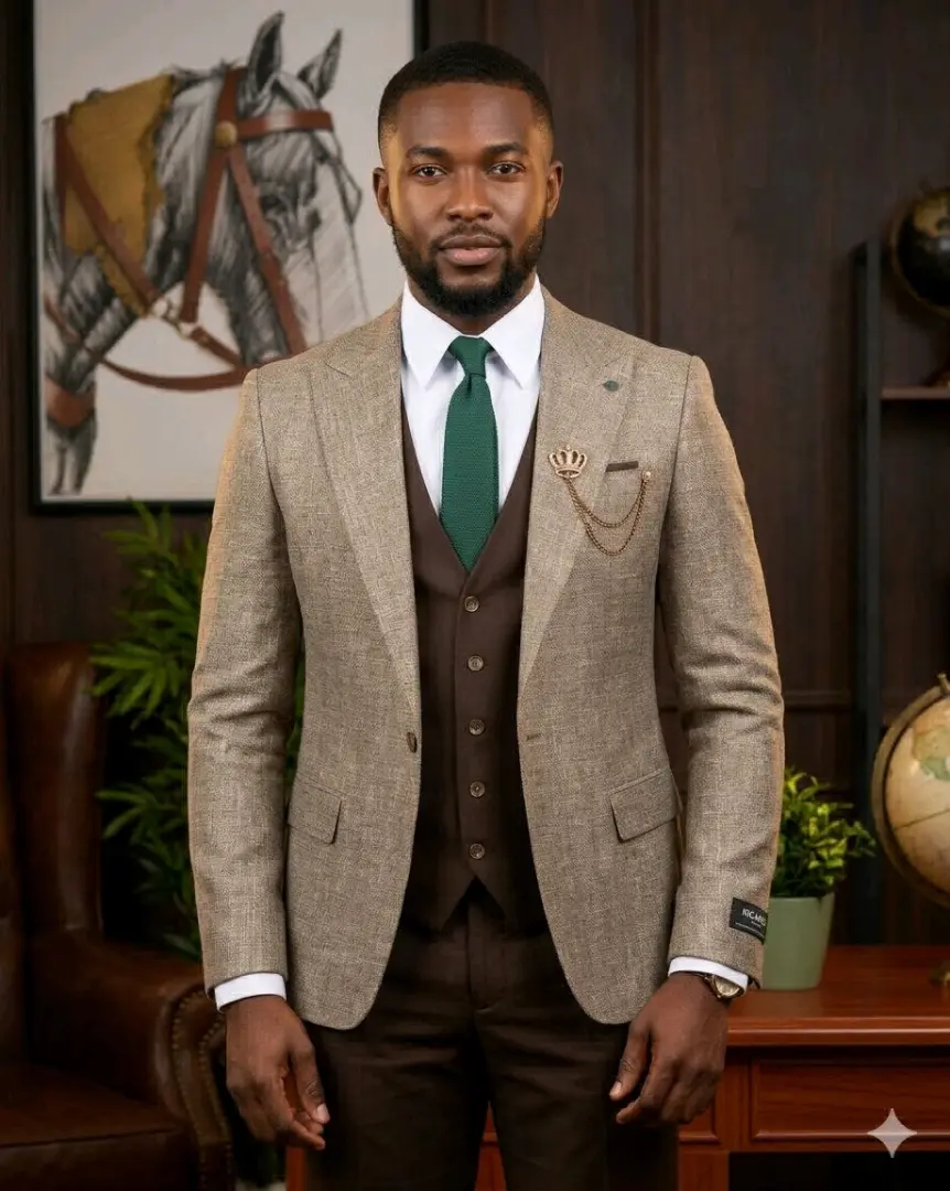 Ricardo Men's Three-Piece Suits thumbnail 6