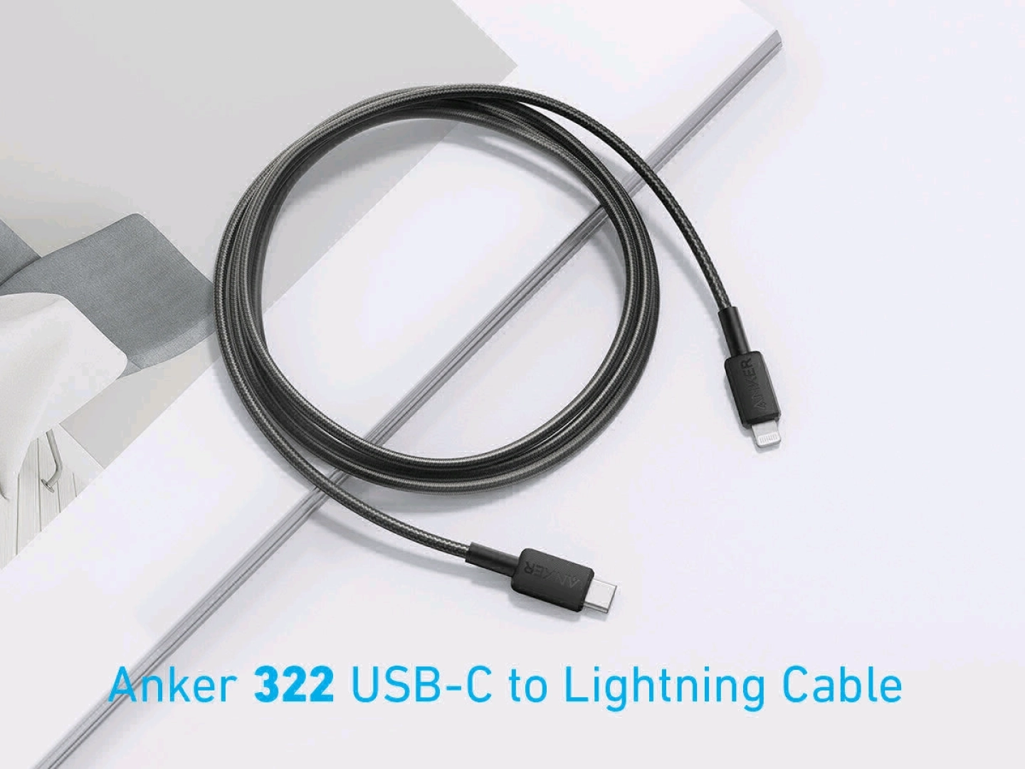 Original Anker 322 USB-C to Lightning Cable (6ft) thumbnail 3