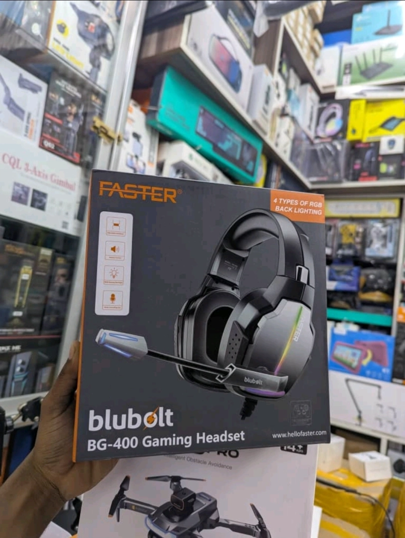 Faster Blubolt BG-400 Gaming Headset (Wired, RGB)