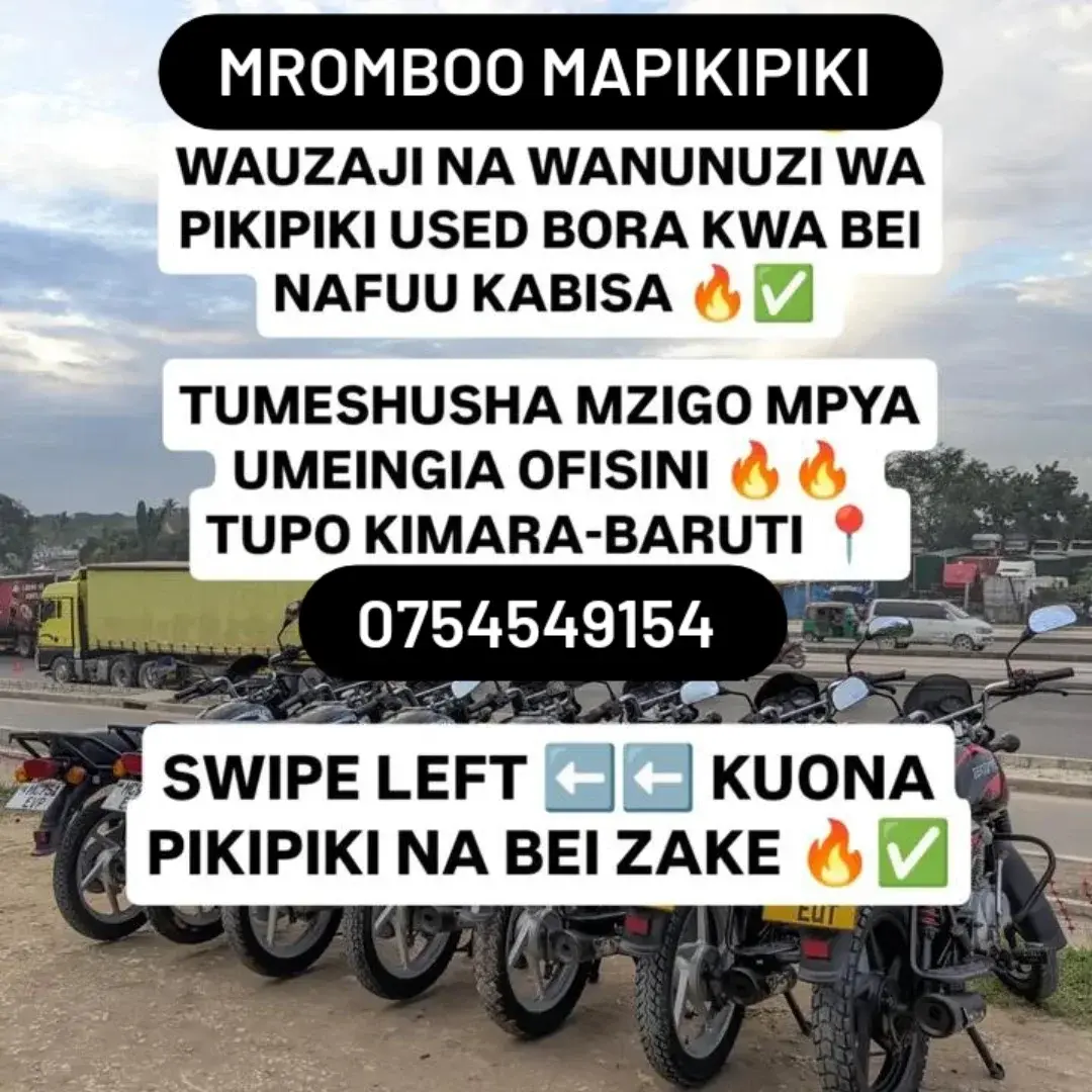 Pikipiki Used Bora - Kimara Baruti