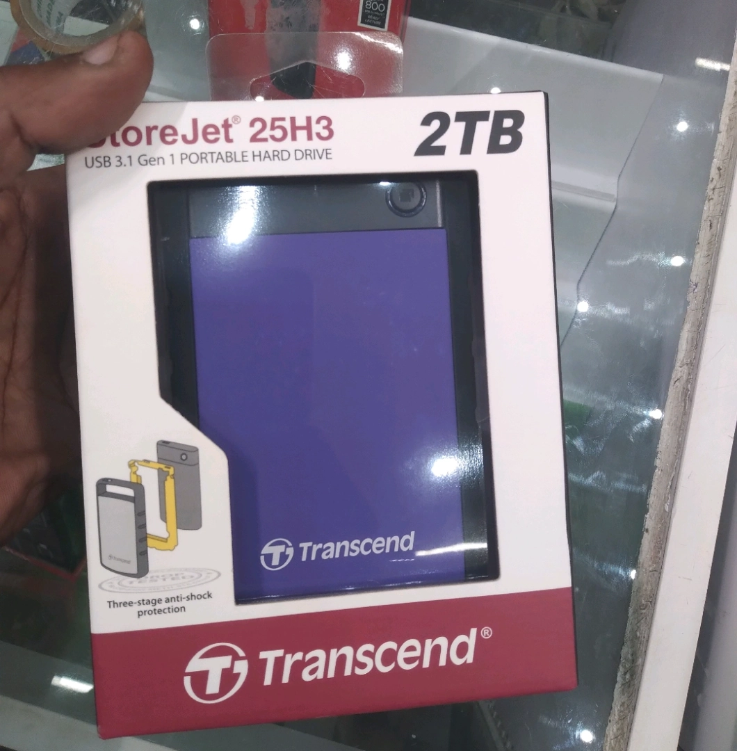 Transcend StoreJet 25H3 2TB External Hard Drive