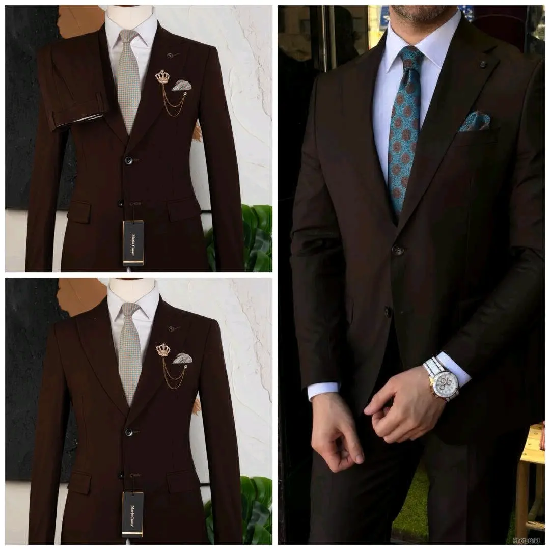 Mario Casas Light Blue Men's Two-Piece Suit thumbnail 3