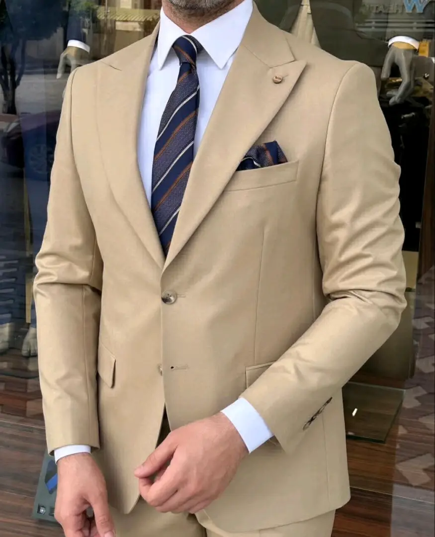 Mario Casas Light Blue Men's Two-Piece Suit thumbnail 8