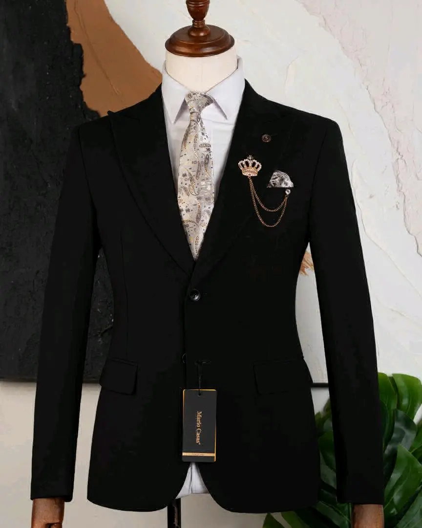 Mario Casas Light Blue Men's Two-Piece Suit thumbnail 9