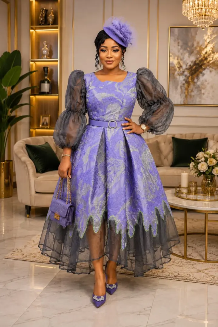 Elegant Women's Dresses with Matching Hats