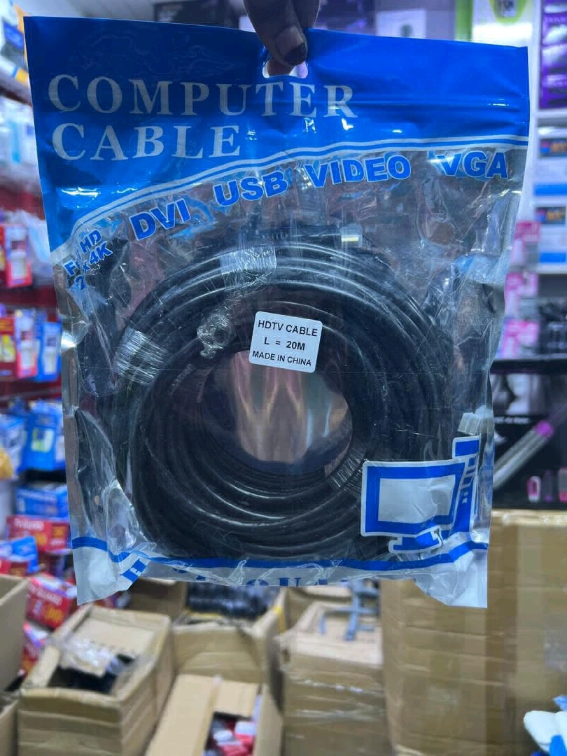 20M Multi-interface Computer HDTV Cable (HDMI/DVI/USB/VGA)