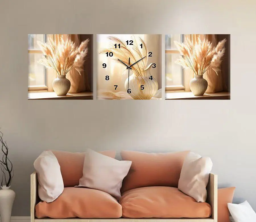 3-Piece Decorative Wall Art Clock Set thumbnail 7