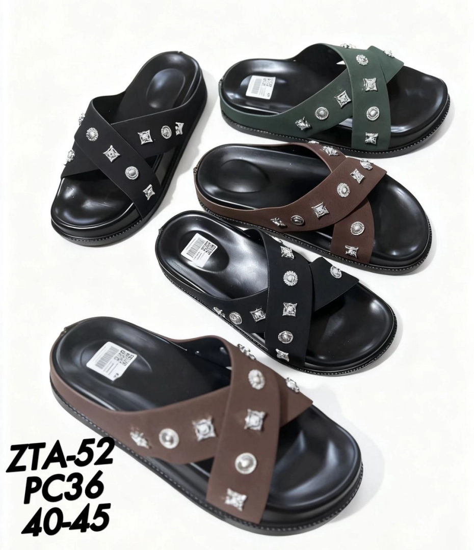 Five Pairs of Women's Slide Sandals