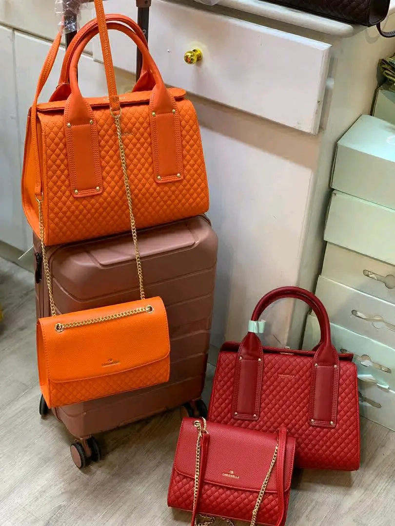 Chrisbella Quilted Leather Handbags thumbnail 2